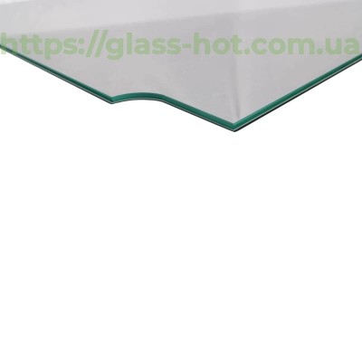 Внутреннее стекло двери для духовки Constructa (Конструкта) 00685401 прозрачное